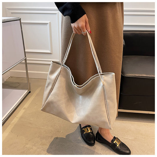 Lumi Bags - White Vintage Shoulder Bag