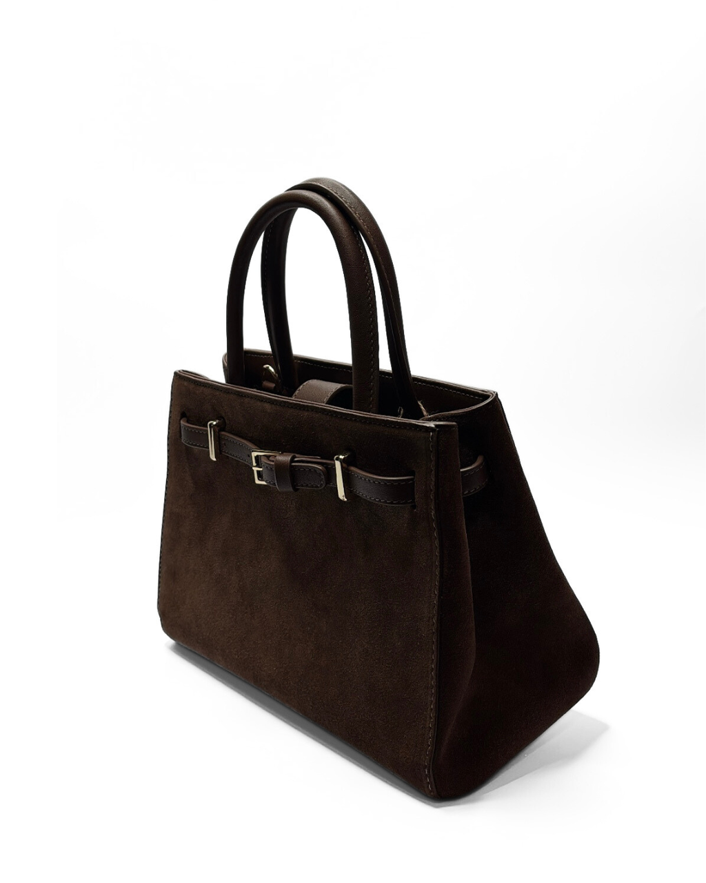 Timeless Luxe Handbag – Mocha Brown